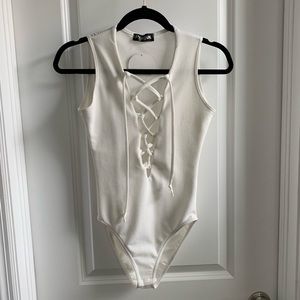 New Lace Up Bodysuit